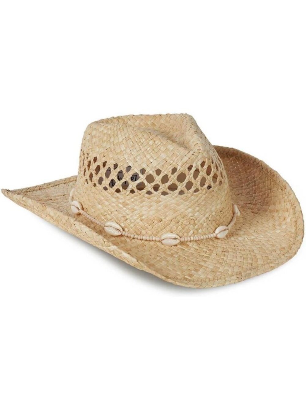 Stylish Women's Seashells Cowboy Hat | Trendy Sun Protection & Fashion Accessory